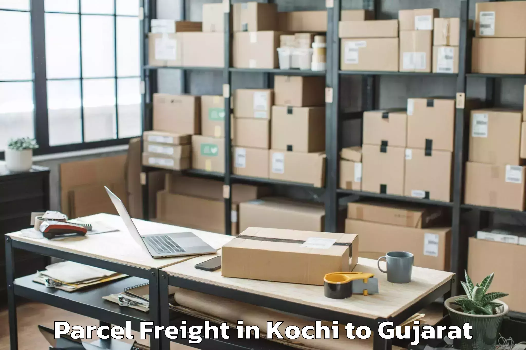 Kochi to Abhilashi University Surat Parcel Freight